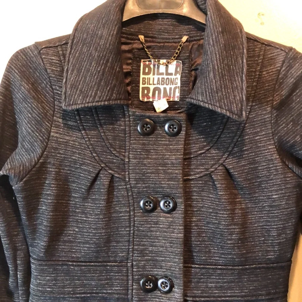 Billabong soft peacoat. Size S/M - Picture 2 of 7